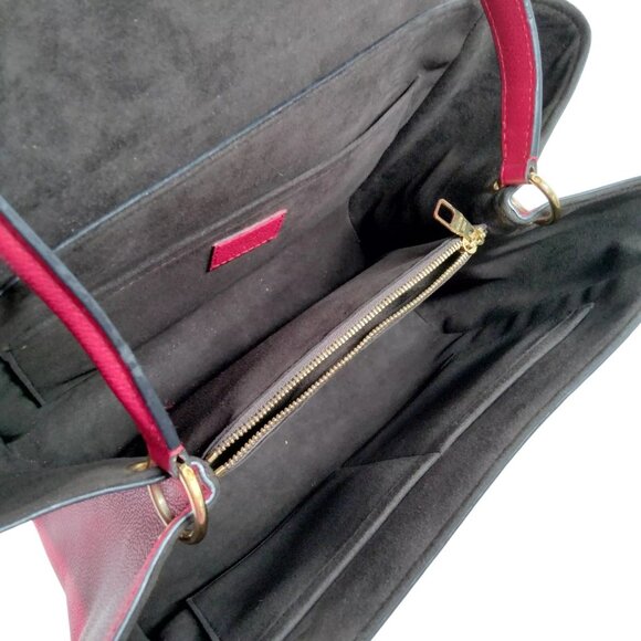 809739BA (X6) Louis Vuitton Hand Bag Trocadero Red Monogram Empreinte - Picture 9 of 13